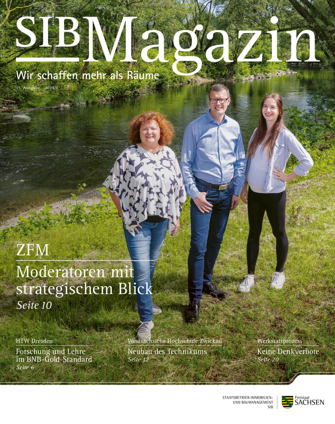 Titelseite SIB Magazin - 15. Ausgabe - 2024/1